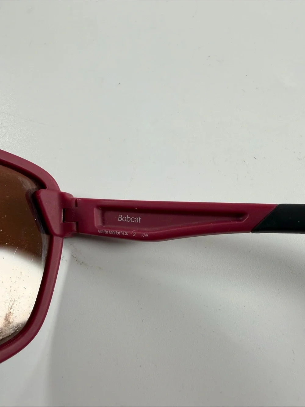 Smith Bobcat ChromaPop Mirror Sunglasses Matte Merlot (Scratched Lenses)